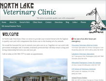 Tablet Screenshot of northlakevet.com